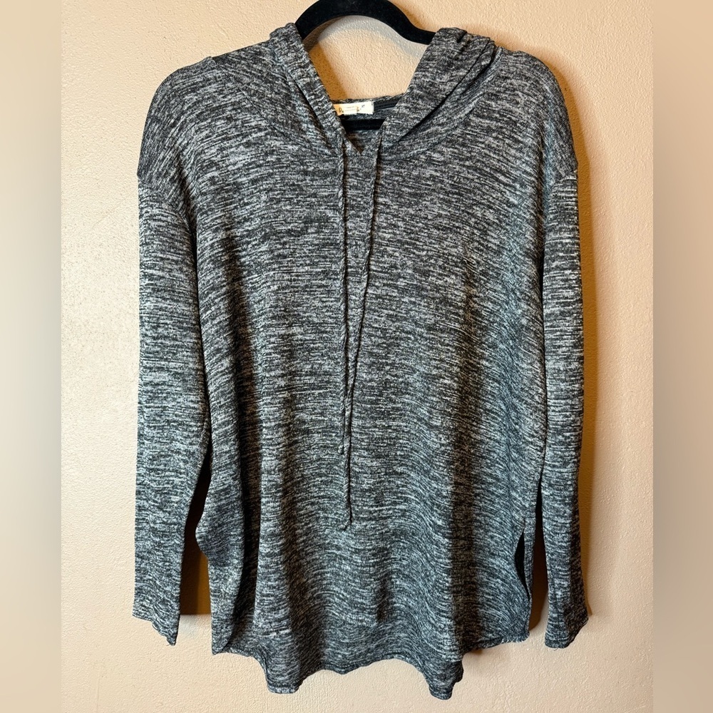 Paper Planes Pullover Hooded Long Sleeve Top